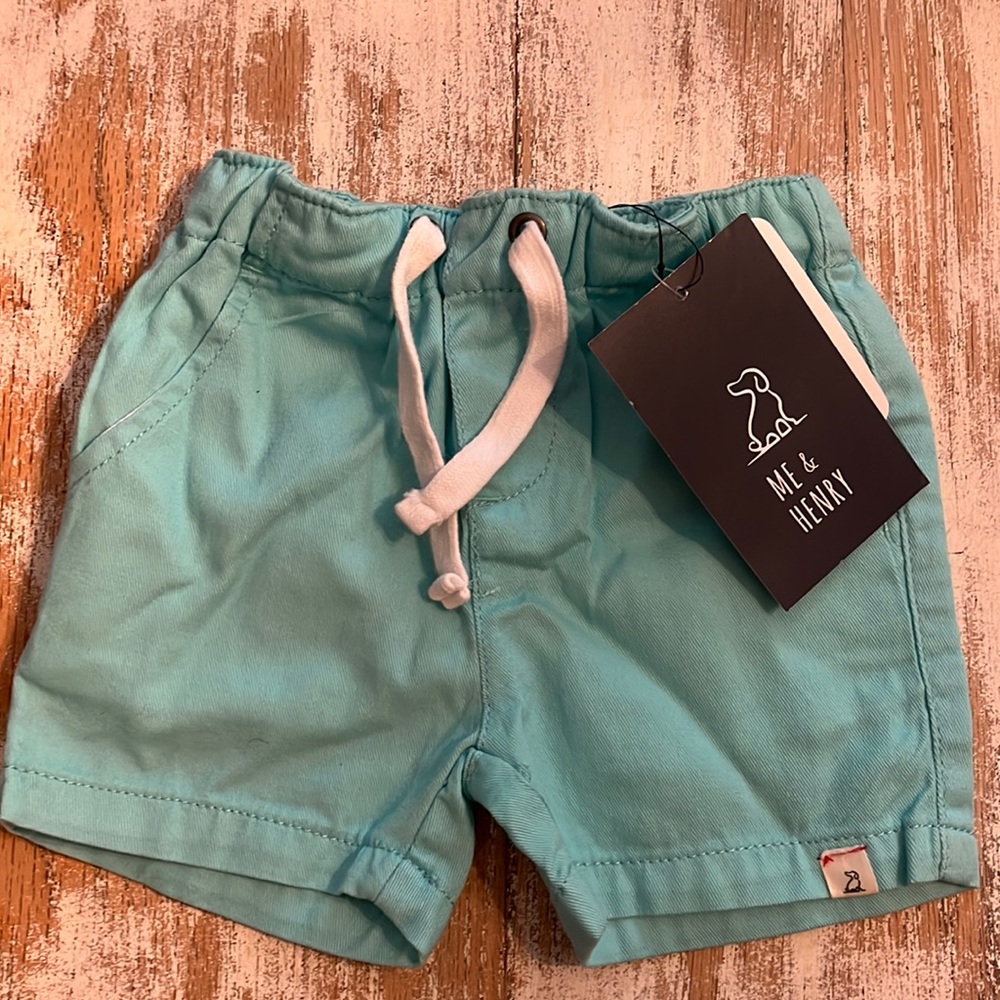 Me & Henry Shorts NWT 6-12 M